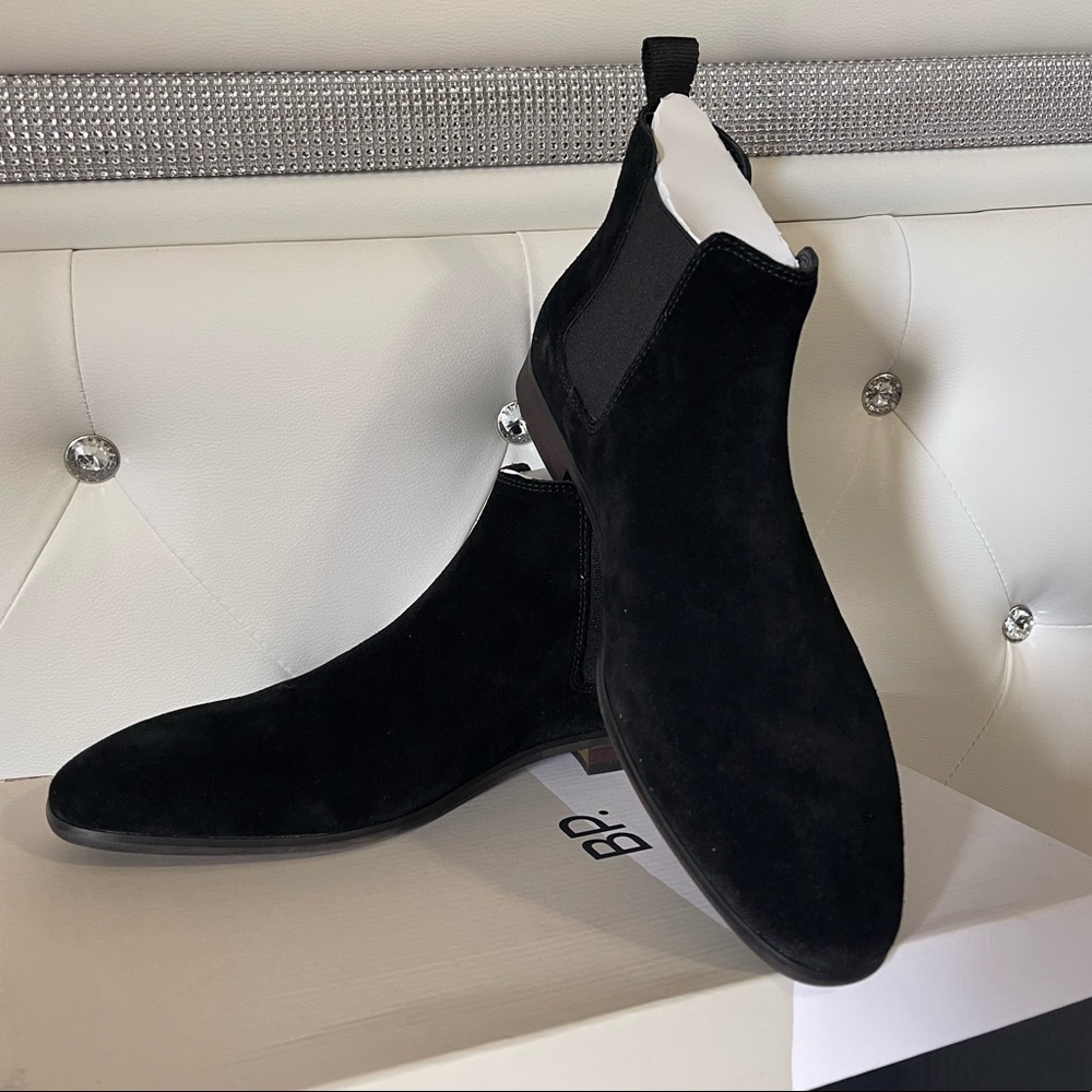 Black men boots size 41(8)